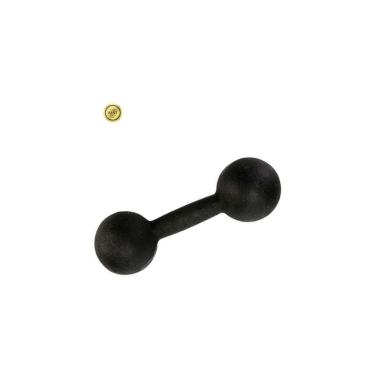 Imagem de Halter Super Premium Bola Pintado 9Kg Peso Musculação-Unissex
