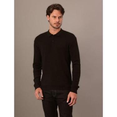 Imagem de Tricot Polo Manga Longa Calvin Klein Masc-Masculino