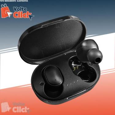 Imagem de Fone de Ouvido Sem Fio Bluetooth 5.0 Preto Intra Auricular Microfone I