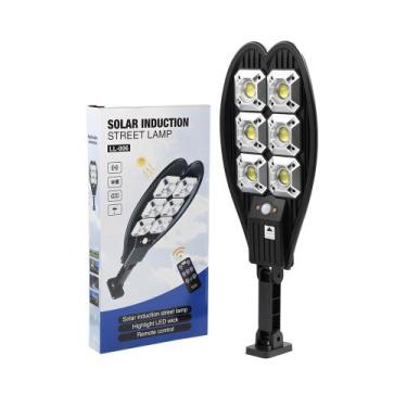 Imagem de Refletor LED Solar 70W Prova Dágua 3 Modos Iluminação Externa Sensor d