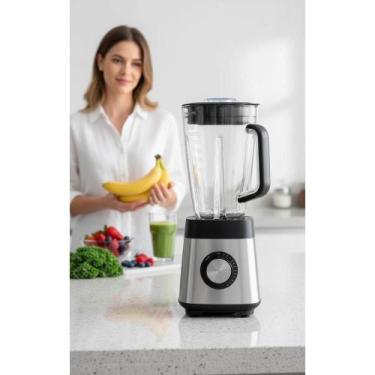 Imagem de Liquidificador Potente 1400W 12 Velocidades Cinza 110V - Congratulatio