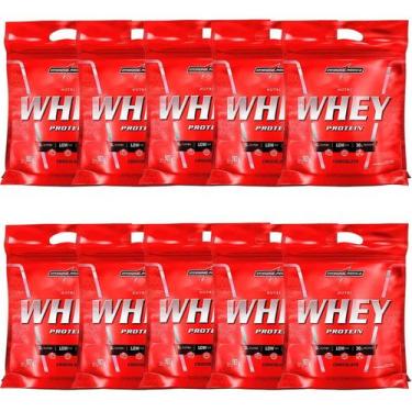 Imagem de Kit 10X Nutri Whey Protein - 907g Refil Chocolate - IntegralMédica - I