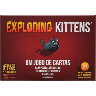 Imagem de Jogo de Cartas Exploding Kittens Edição Original Galápagos