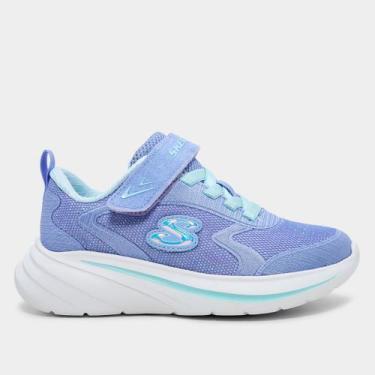 Imagem de Tênis Infantil Skechers Wave 92 Menina, Lilás, 31