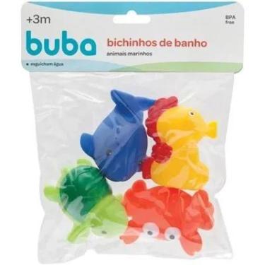 Imagem de Kit Bichinhos de Banho Buba Animais Marinhos