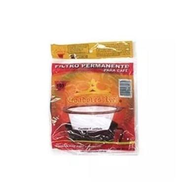 Imagem de Filtro permanente para café n103 12 peças - Produto Nacional