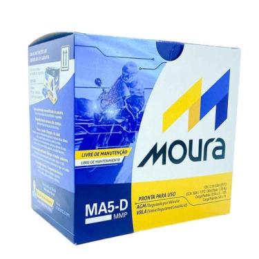 Imagem de Bateria Moura AGM Vrla Para Motocicletas Ma5-D 12V 5Ah