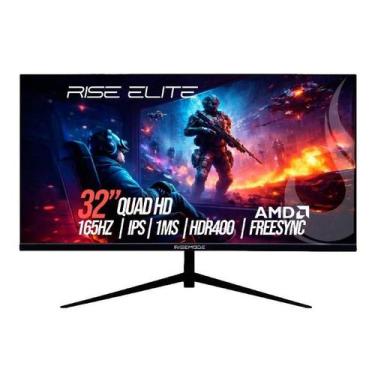 Imagem de Monitor Gamer Rise Mode Elite 32" QHD 2K 165hz 1ms IPS HDMI/DP Preto -