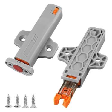 Imagem de Fecho de pressão para abrir porta Zenyoung, kit com 2 unidades, reforç
