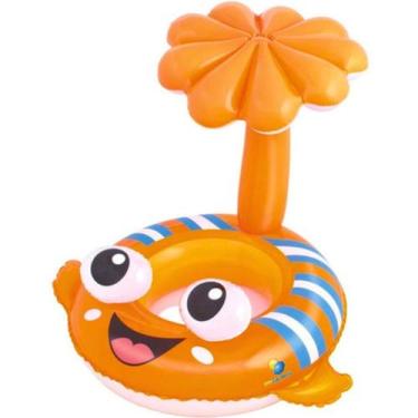 Imagem de Boia Peixinho Para Crianças Com Para Sol E Fralda - Mor