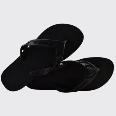 Imagem de Chinelo Masculino de Dedo Casual Havaianas Track 4149820, Preto, 39