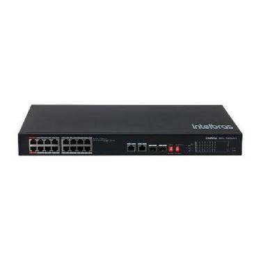 Imagem de Switch 16p Fast Poe 2p Gigabit Sf 1822 Hi-poe 4760070 - INTELBRAS
