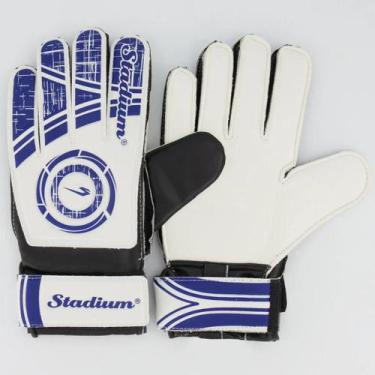 Imagem de Luva De Goleiro Stadium Adulto Campo Matrix, Marinho, Branco, 10, Masc
