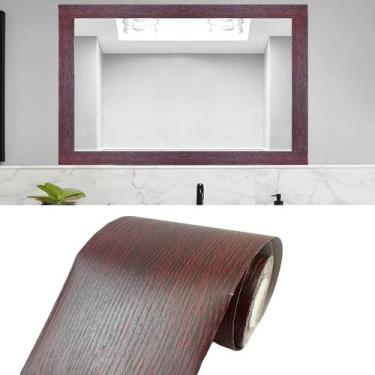 Imagem de Borda de papel de parede Teemall 10 m em PVC impermeável com efeito de