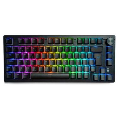Imagem de Teclado Sem Fio Mecânico Gamer Husky Nomadic, RGB, Switch Gateron G Pr