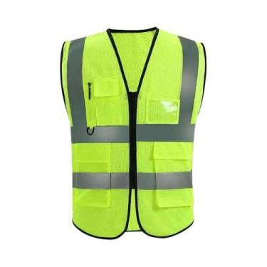 Imagem de Roupa Protetora Refletiva Com Múltiplos Bolsos, Jaqueta De Alta Visibi