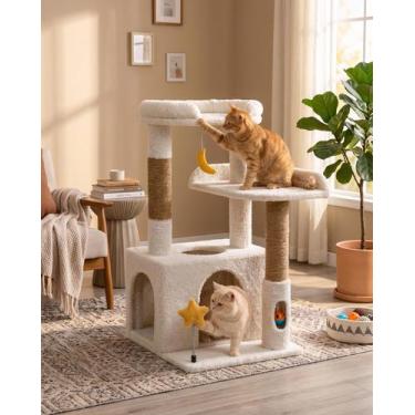 Imagem de Torre para Gatos Purrlato 76 cm com Condo Interno e Arranhadores