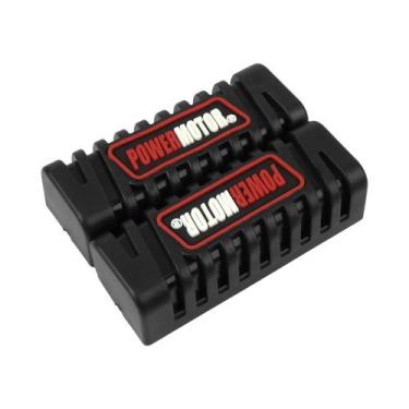 Imagem de Capa De Pedal Frontal Antiderrapante Universal Para Motocicleta 1 Par 