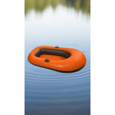 Imagem de Barco Inflável 2 Pessoas 185x94x41cm PVC Resistente - Congratulations 