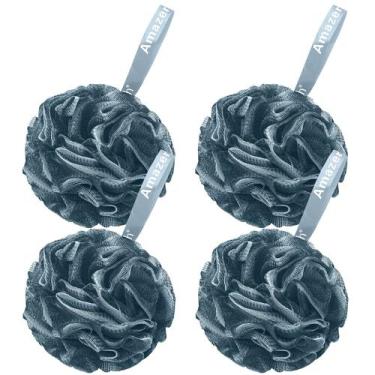Imagem de Conjunto de esponjas Bath Shower Loofah AmazerBath 75g/pc para homens 