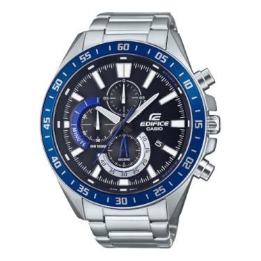 Imagem de Relógio CASIO EDIFICE masculino azul preto EFV-620D-1A2VUDF