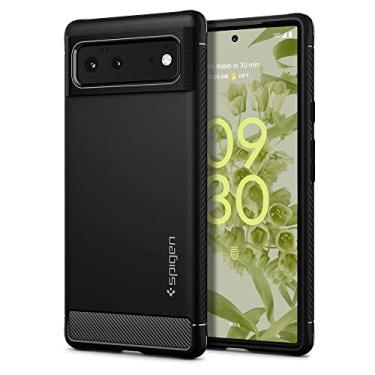 Imagem de Spigen Capa Rugged Armor projectada para Pixel 6 - Matte Black