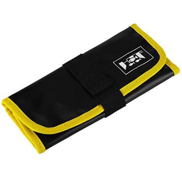 Imagem de Saco de rolo de gabarito, bolsa de isca de pesca, bolsos de PVC à prova d'água, bolsas de equipamentos de pesca acessórios bolsa 31 x 22 cm / 12,2 x 8,6 polegadas (amarelo) saco de