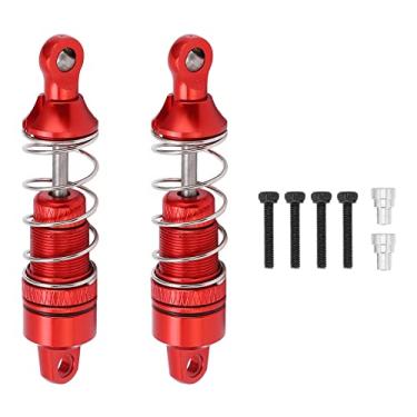 Imagem de VGEBY Amortecedor de amortecedor dianteiro traseiro amortecedor compatível com carro esportivo Losi 1/18 Mini-T 2.0 2WD (vermelho)