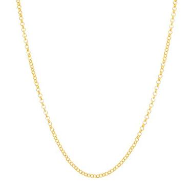 Imagem de Cordão Rommanel Banhado A Ouro Fio Elo Português 50 Cm 530610