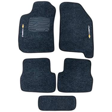 Imagem de Tapetes de Carpete 05 Peças, Cinza (Grafite) - Chevrolet Cobalt