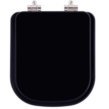 Imagem de Assento Sanitário Poliester Debba Onix Preto Fosco