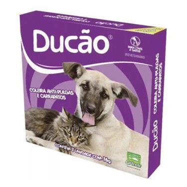 Imagem de Coleiras Ducão Anti Pulgas E Carrapatos Para  Cães E Gatos Contem 1 Un