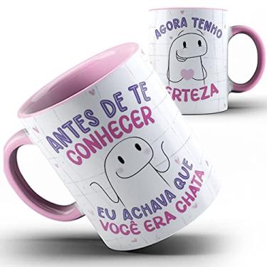 Imagem de Caneca rosa Flork amiga Chata com certeza