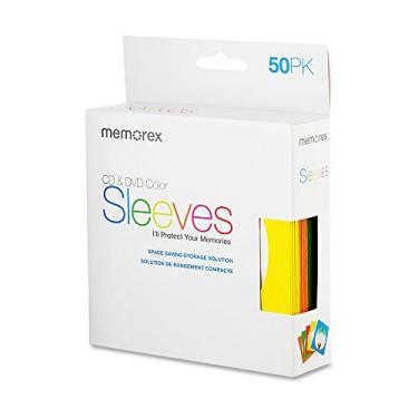 Imagem de Capas para CD/DVD Memorex PNY Pacote com 50 cores (32020017730)
