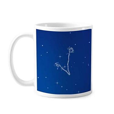 Imagem de Caneca com padrão de constelação Star Universe Cerâmica Café Porcelana Utensílios de Mesa