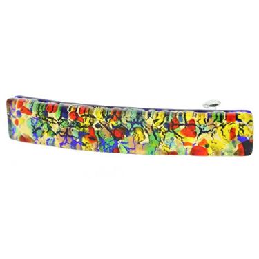 Imagem de GlassOfVenice Clipe de cabelo Murano Glass Venetian Reflections - Golden Meadow