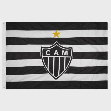 Imagem de Bandeira Oficial do Atlético Mineiro 256 x 180 cm - 4 Panos