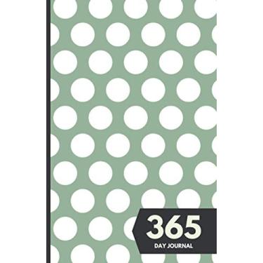 Imagem de 365 Day Journal: Unlined and Undated Daily Diary - 5.5in x 8.5in | Retro Polka Dots Cover: A whole year of daily journal ideal gift for friends and family