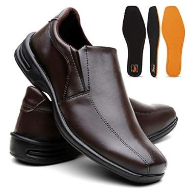 Imagem de Sapato Masculino Confort Plus Leve E Macio - Café Calçar/44