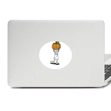 Imagem de Adesivo de vinil para notebook Halloween Monster Pumpkin Horus