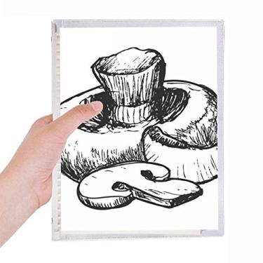 Imagem de Caderno com estampa de ilustração realista Swamm Line, agenda de folhas soltas, agenda recarregável, papelaria