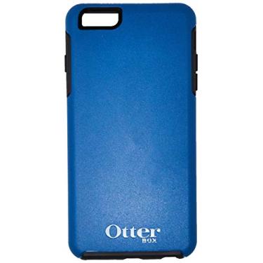 Imagem de Capa Protetora Symmetry Azul com Detalhe Cinza - Iphone6 Plus, Otterbox, Capa com Proteção Completa (Carcaça+Tela), Azul/Cinza