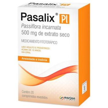 Imagem de Pasalix PI 500mg 20 comprimidos revestidos MARJAN