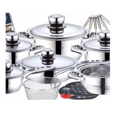 Imagem de Conjunto De Panelas Aço Inox Cirúrgico Desing Alemão