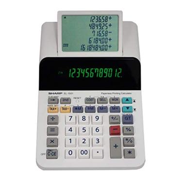 Imagem de Calculadora de impressão de mesa compacta sem fio Sharp El-1501