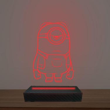 Imagem de Luminária Led 3d Minions Abajur Luxo