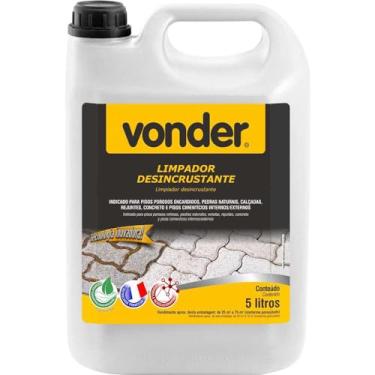 Imagem de Limpador Desincrustante, 5 Litros, Vonder.