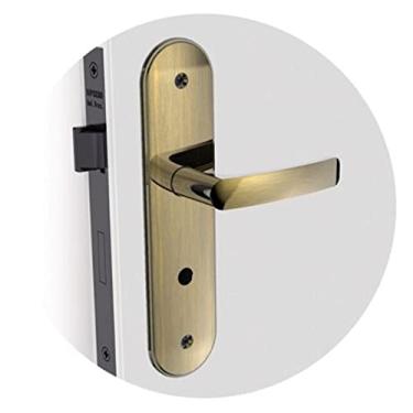 Imagem de Fechadura De Banheiro Wc Casa Porta De Madeira Ouro Velho