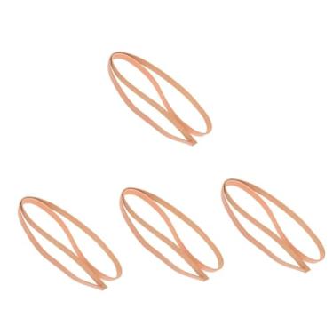 Imagem de 4pcs Leash for Puppy Leather Belt for Men Kitten Leash Training Leash Leather lace Leather Belt Strips Cowhide Neck Choker Strap Jewelry Making Leather Strap Jewelry Leather Cord