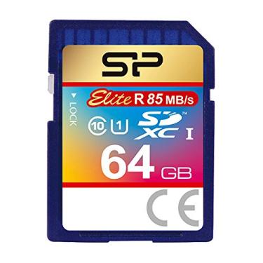 Imagem de SP Silicon Power Cartão de memória SDXC UHS-I de 64 GB, série Elite